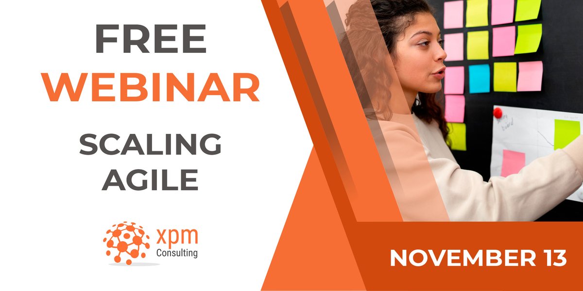 xpmconsulting's tweet image. Scaling Agile Webinar (Free) - Nov 13th
#scalingagile #agile #scaledagile #safe #less #webinar #freewebinar #xpm #xpmconsulting
xpmconsulting.com/calendar/