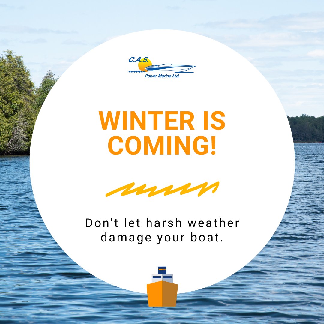 CASMarine's tweet photo. ❄️ Winterizing your boat protects it from damage and ensures it's ready to go next spring. 

By investing in winterization, you're safeguarding your boat's lifespan, performance, and value. ⛵💪

Contact us today!  #winterboatservice #boatcaretips https://t.co/O73dQ7Dj70 https://t.co/rTfzKqdDbw