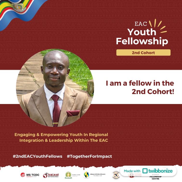 RichardChubaka's tweet image. It is a pleasure to share that I will be part of the EAC Youth Fellowship 2024 Cohort II. It is the opportunity to learn and connect with young leaders across the region. 
#2ndEACYouthFellows #TogetherForImpact