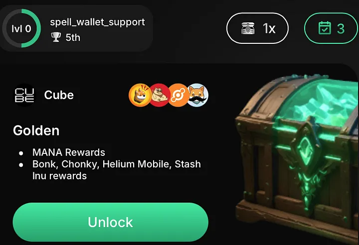 spell_club's tweet photo. 6/ Track Your Spell Progress!
Access your player profile to see your MANA balance, level, and achievements through Badges earned in Challenges.
Explore your friends list, clan info, Spell Walletβs Roadmap, and #transaction history, while the Quests Tab offers #DailyPuzzles and time-limited airdrops for extra #Rewards!
Level up your game and dive into exciting updates starting NOW!