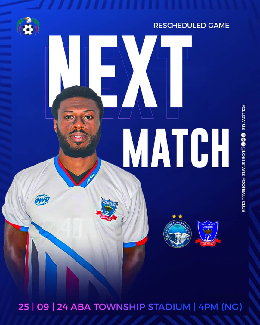 izu_anyiam's tweet photo. First slide is @LobiStars regular match day poster
Second slide is the one I redesigned for them.....which do y'all prefer, let me know in the comments 😁 

#npfl #footballposters #lobistars https://t.co/sCSGVim2BX