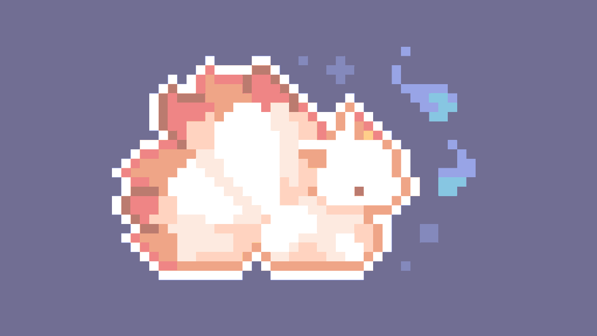 九尾 #毎日ドット絵 #dotpict