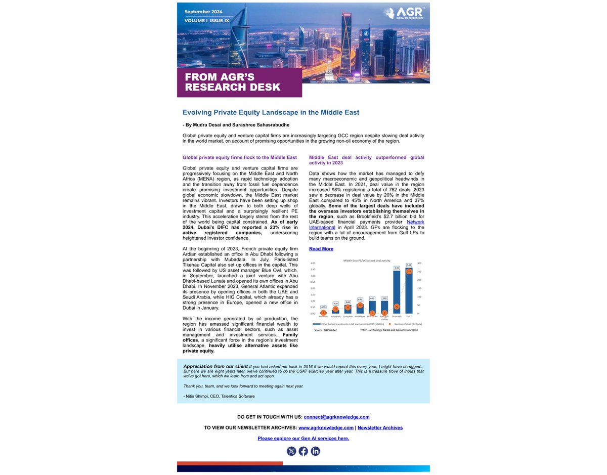 AgrKnowledge's tweet photo. AGR Newsletter - September 2024. Click the link for more information: https://t.co/jDKuaejq9z https://t.co/heWht4Flto