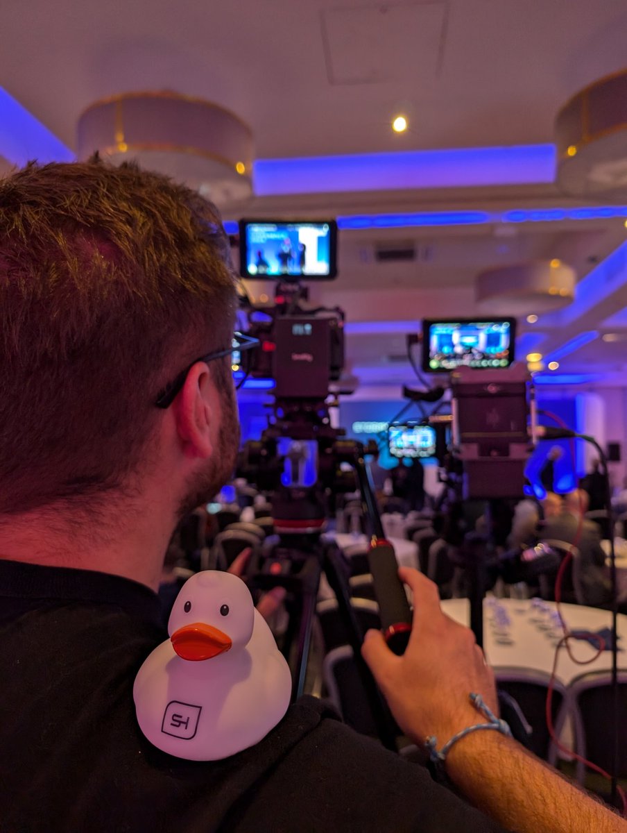 cma_video's tweet photo. This week we're at the Birmingham Conference and Events Centre filming the StormHarvester  User Conference 2024. 
Loving the branded Rubber Duck!!! https://t.co/gqOFyCj2tG