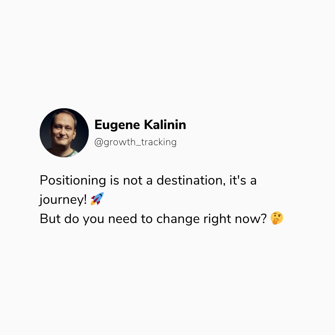 growth_tracking's tweet photo. As a consultant, you've heard it a thousand times: 'You need clear positioning!' 
But here's the truth: You already have a position in the market, even if you're just starting out.
https://t.co/q2bnfjgc3c https://t.co/CJpX2Yz1vJ