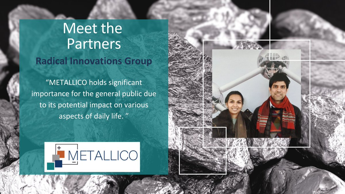 It's time for our Meet the Partners series! Today: <a href="/_RIGroup/">Radical Innovations Group</a>. In #METALLICO,RIG is involved in WPs 5 and 7. Read in our article  not only what their tasks in these WPs are, but also why they  think that METALLICO has an impact on many aspects of daily life
metallico-project.eu/Blog/Meet+the+…