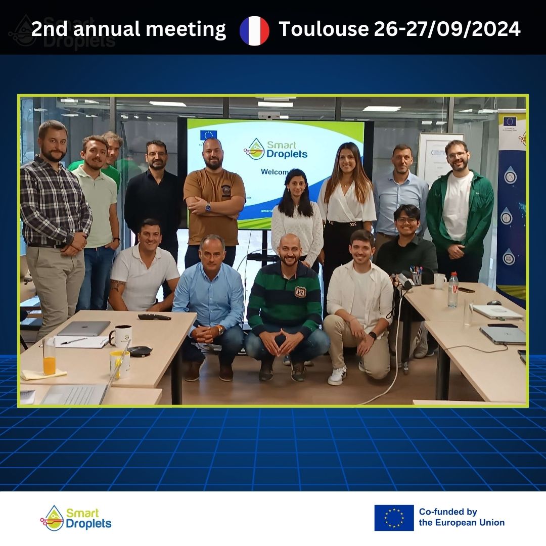 andronikakis's tweet photo. 🎊The 2nd annual @SmartDroplets meeting concluded on 27/09/2024.

🔹https://t.co/crGPfPQ3UT, presented the dissemination, exploitation, and communication strategy.

🔹The meeting wrapped up with our project manager, Kalliopi Kounani, outlining the next steps.

🚜It was a blast! https://t.co/aPxVt8MfyL
