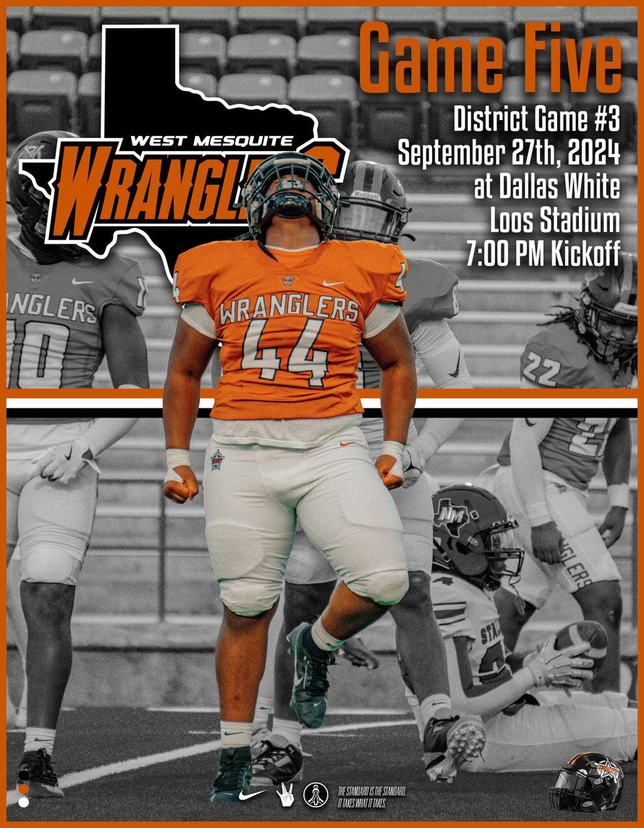 🏈📅 Game Five. Dominate! Be 1-0! 📅🏈

🏟️: Loos Stadium (Dallas)
🎟️: GoFan.co

#WestSideStandard | #ITWIT | #JungleWest🌴