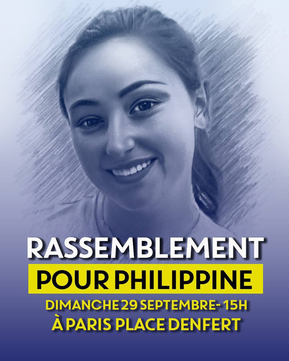 padriendufour's tweet image. Parce que je ne souhaite pas voir cette liste s’allonger, je serai au rassemblement  en hommage à Philippine ce dimanche Place Denfert Rochereau à 15h. 

#Philipine #Denfert