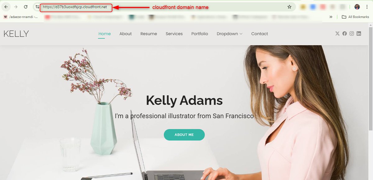 Call_Me_Commy's tweet image. I deployed a static website with Cloudfront using Terraform observing  best practices based on all I have been learning. I was able to serve it on my browser using the Cloudfront domain name and s3 bucket url.

#30daytfchallenge #HUG #hashicorp #HUGYDE #IaC #terraform