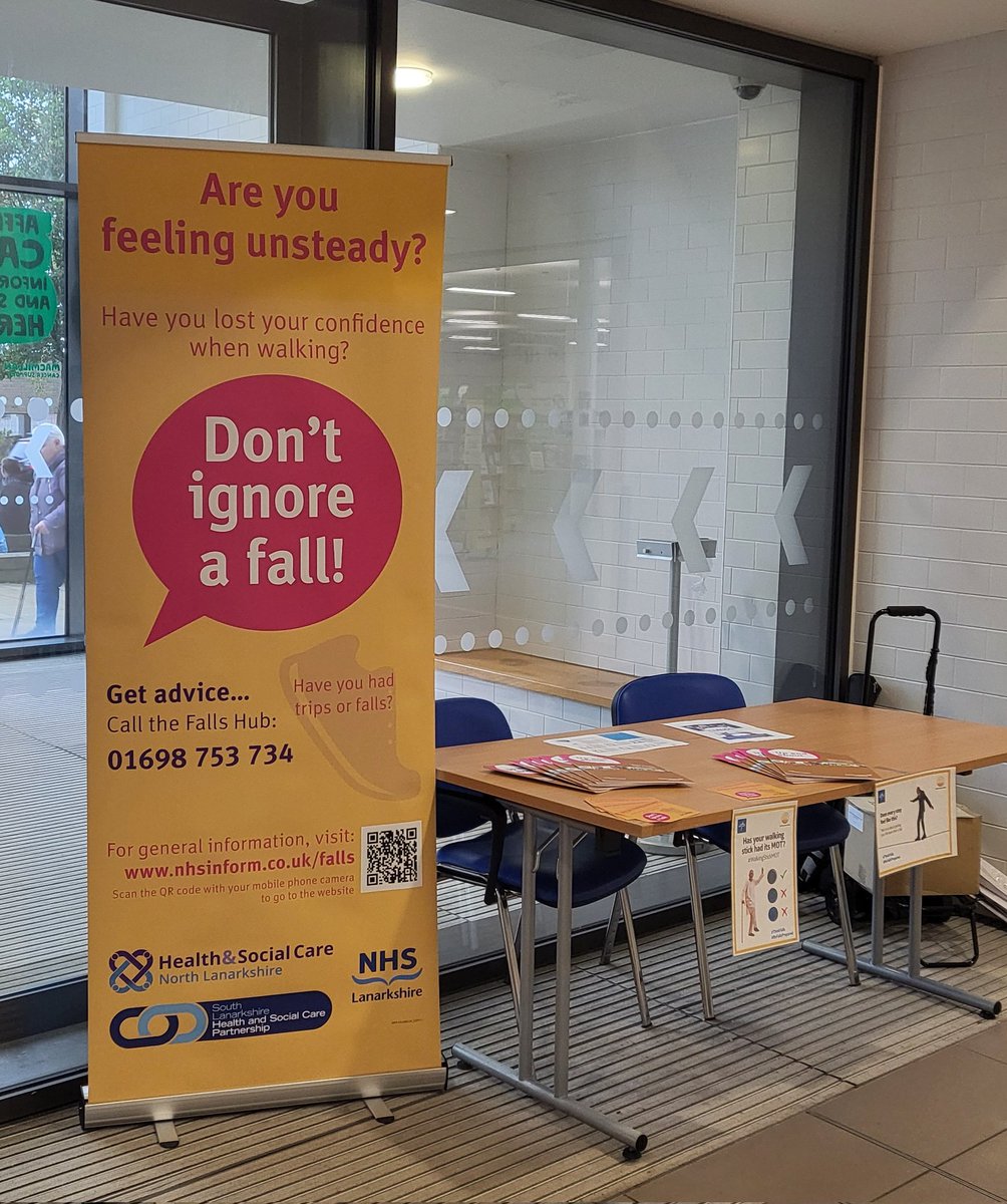 Angela Scott (@angscott3077) on Twitter photo Fabulous joint working with <a href="/NHSLanarkshire/">NHS Lanarkshire</a> falls team, <a href="/NHSLHI/">NHS Lanarkshire - Health Improvement</a> <a href="/MSKLanPhysio/">NHS Lanarkshire MSK Physiotherapy</a> <a href="/NHSLOT/">OT NHSLanarkshire</a> <a href="/NHSLPharmacy/">NHS Lanarkshire Pharmacy</a> during #fallsawarenessweek. Thanks to <a href="/CACECumbernauld/">CACE Cumbernauld</a>, St. Andrews Hospice for sharing the message Fabulous joint working with <a href="/NHSLanarkshire/">NHS Lanarkshire</a> falls team, <a href="/NHSLHI/">NHS Lanarkshire - Health Improvement</a> <a href="/MSKLanPhysio/">NHS Lanarkshire MSK Physiotherapy</a> <a href="/NHSLOT/">OT NHSLanarkshire</a> <a href="/NHSLPharmacy/">NHS Lanarkshire Pharmacy</a> during #fallsawarenessweek. Thanks to <a href="/CACECumbernauld/">CACE Cumbernauld</a>, St. Andrews Hospice for sharing the message