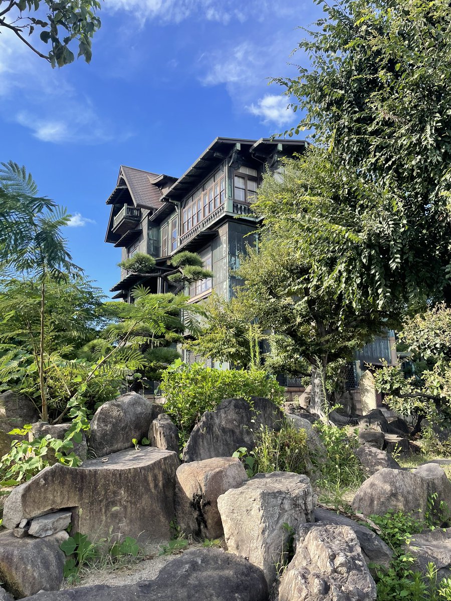 kmngr's tweet image. 加古川市別府の多木浜洋館（同比閣）　素晴らしかった
