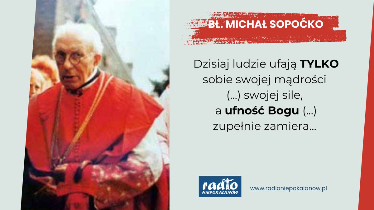Rd_Niepokalanow's tweet photo. 16. rocznica beatyfikacji ks. Michała Sopoćko - 28 września 2008.

Ks. Sopoćko zwraca uwagę na to, gdzie jest nasza siła i nasza nadzieja! https://t.co/Luh9UORsMM