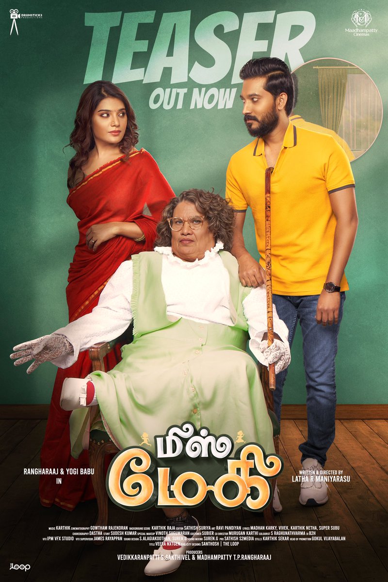 Drumsticks Productions (@drumsticksprod) on Twitter photo It’s here! The official teaser for #MissMaggie is live! A rom-com filled with love and laughs!
▶️ youtu.be/kwOYFwRz8hU?si…
<a href="/iYogiBabu/">Yogi Babu</a> <a href="/MadhampattyRR/">Madhampatty Rangaraj</a> <a href="/DrumsticksProd/">Drumsticks Productions</a> #MaadhampattyCinemas <a href="/im_aathmika/">Aathmika</a> <a href="/creatoR_latha/">Latha Maniyarasu</a> <a href="/Its_Gowtham_R/">GOWTHAM RAJENDRAN</a> <a href="/singer_karthik/">Karthik Music Exp</a> #KarthikRaja <a href="/ertviji/">Vijayan S</a> It’s here! The official teaser for #MissMaggie is live! A rom-com filled with love and laughs!
▶️ youtu.be/kwOYFwRz8hU?si…
<a href="/iYogiBabu/">Yogi Babu</a> <a href="/MadhampattyRR/">Madhampatty Rangaraj</a> <a href="/DrumsticksProd/">Drumsticks Productions</a> #MaadhampattyCinemas <a href="/im_aathmika/">Aathmika</a> <a href="/creatoR_latha/">Latha Maniyarasu</a> <a href="/Its_Gowtham_R/">GOWTHAM RAJENDRAN</a> <a href="/singer_karthik/">Karthik Music Exp</a> #KarthikRaja <a href="/ertviji/">Vijayan S</a>