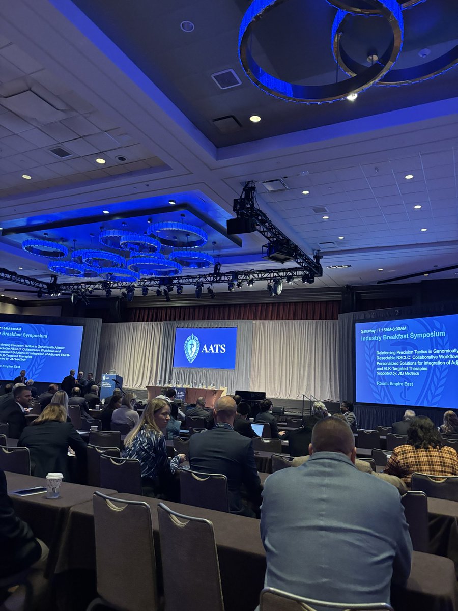 Excited to hear and learn from exceptional leaders in the field! 🫁 <a href="/AATSHQ/">AATS</a> #ITSOS2024 #thoracicsurgicaloncology