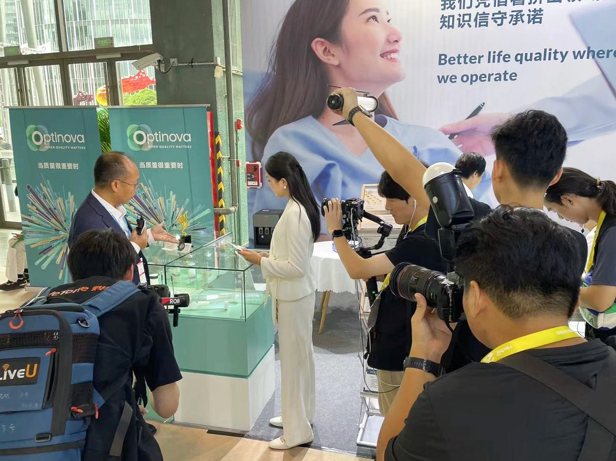 OptinovaGroup's tweet photo. The final day of MedTec China was a success, including an at-booth interview regarding our reliable tubing solutions and receiving the Best #Partner Award at Medtec China's 20th Anniversary celebration! 🏆⭐️#partner #whenqualitymatters #medicaldevices #medtec #MEDTECH https://t.co/tK47DBbhvp