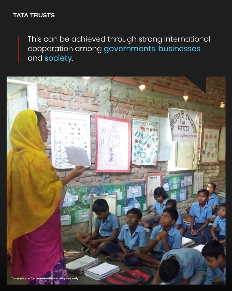 tatatrusts's tweet photo. #SDGs #LeaveNoOneBehind #Policies #UnitedNations #Poverty #ClimateChange #GlobalPeace #Education #Nutrition #Sanitation #WaterConservation #Infrastructure #Change #Leadership #Livelihood #Healthcare #Sports #Simplified #SocialSectorSimplified #TataTrusts https://t.co/cHFbE6b0K1