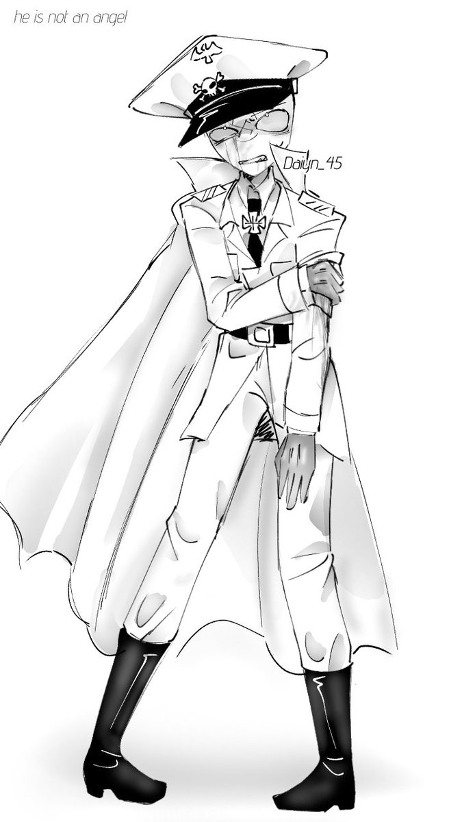 X) just a sketch, I was bored, and got art block #CountryHumans
