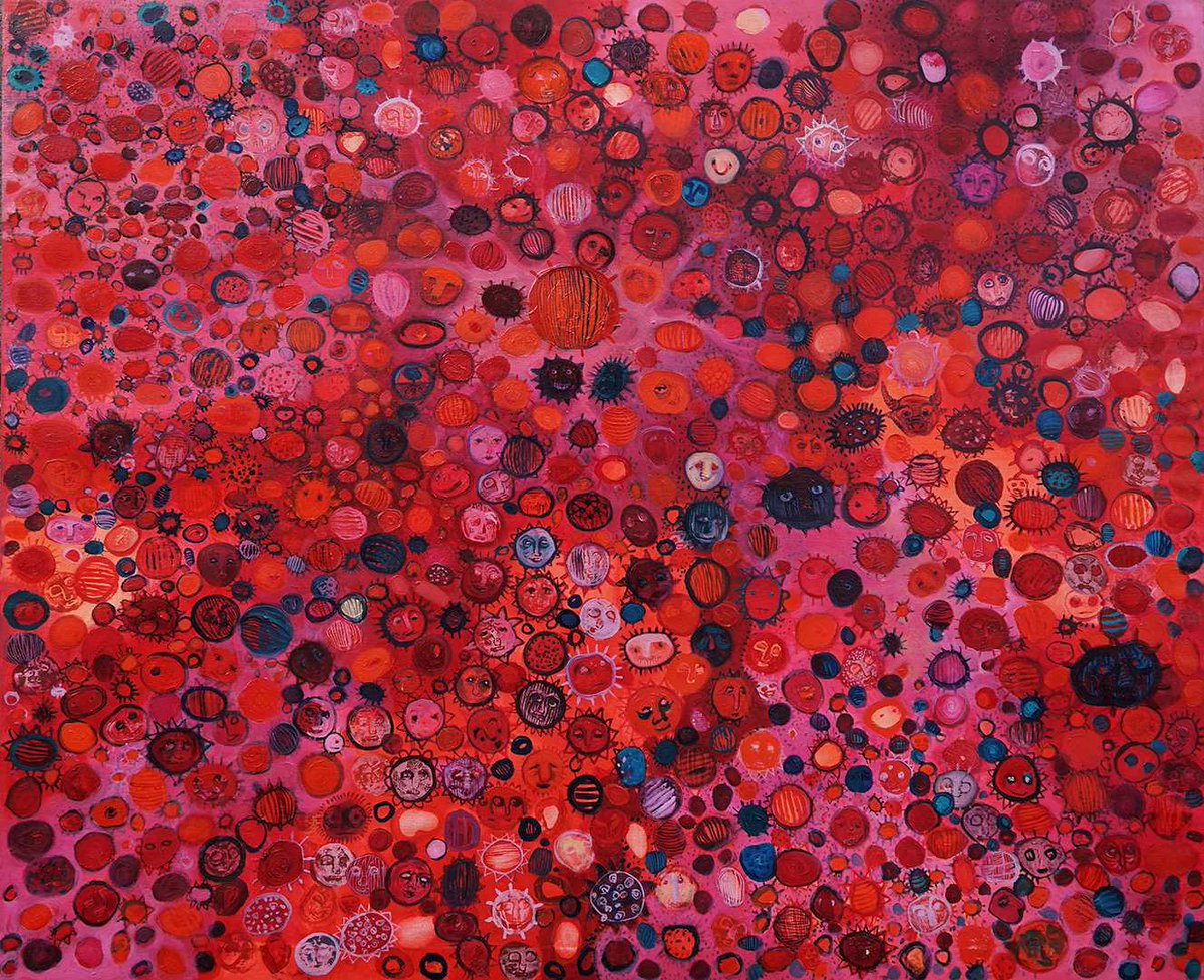 Wonderment21's tweet photo. 🖼️The kingdom of cells

🎨To tell a story about human through the sky and earth...

🖌️Oil on canvas

📏Dimensions: 120 W x 110 H  centimetres 

💰Price: 3000€ without shipping https://t.co/jNfUi18E0Y