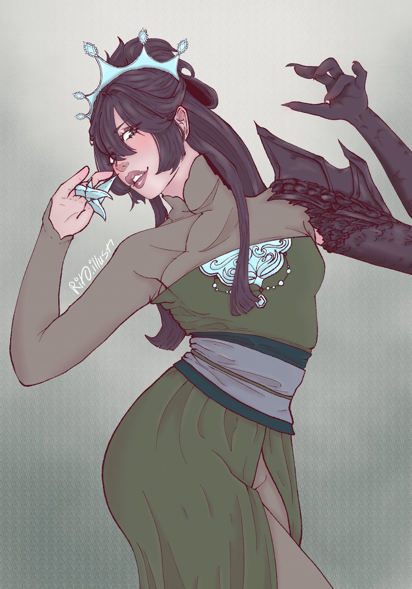 Rito_illust's tweet photo. New twin design Wooooooo🎉 https://t.co/PkdM292j1K