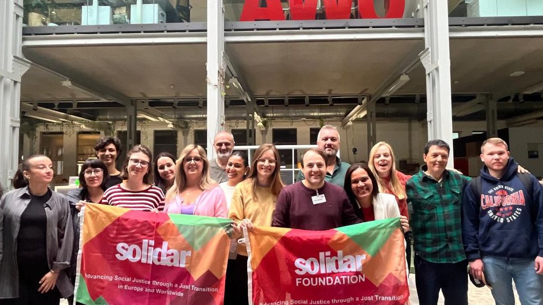 Solidar_EU's tweet photo. 🥨Auf Wiedersehen! Yesterday we wrapped up our SAF-ELF Study Visit on Social &amp; Solidarity Economy, Migration and Lifelong Learning. Thanks to our members for participating and AWO Bezirksverband Braunschweig for giving us an insight in their impressive work in Braunschweig! https://t.co/QKyHr5RDrt