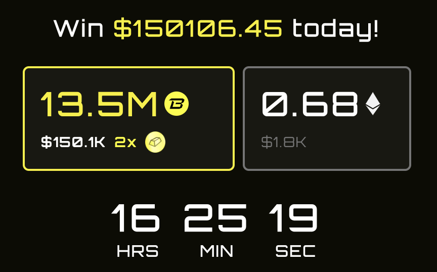 MegaPoolParty's tweet photo. $150,000 $BLAST jackpot today 😲🫨😲🤯

Work together with other #MegaPoolParty players and take this prize down!  Nobody wants to play alone!  But if you do, buy Solo tickets too!

@megapot is crushing the on chain lottery protocol game, Mega Pool is here to clean house! https://t.co/CWF5AUIwH5