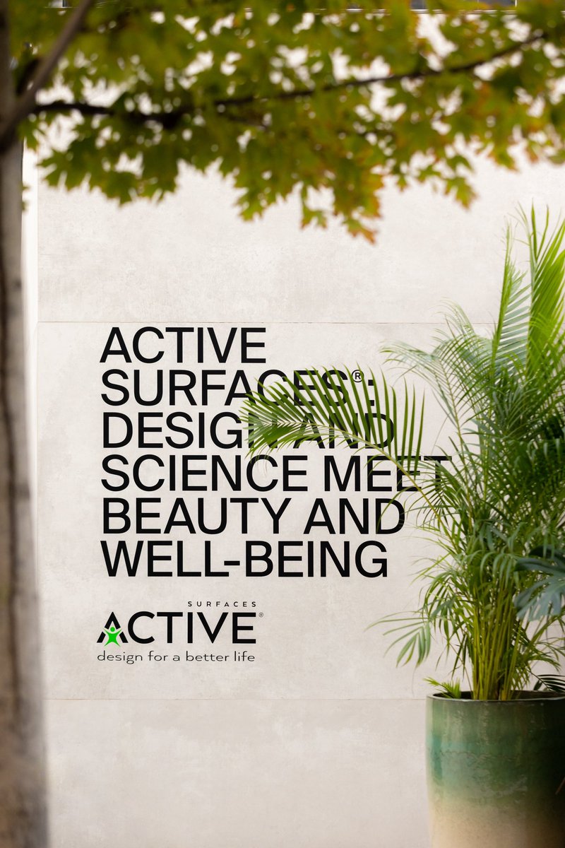 IrisICG's tweet image. Among the Group’s technologies, Active Surfaces® join the Symphony told at @CersaieOfficial. 
An innovative solution that helps create welcoming spaces, improving people’s well-being while respecting the environment.

Find out more: irisceramicagroup.com/sinfonia/