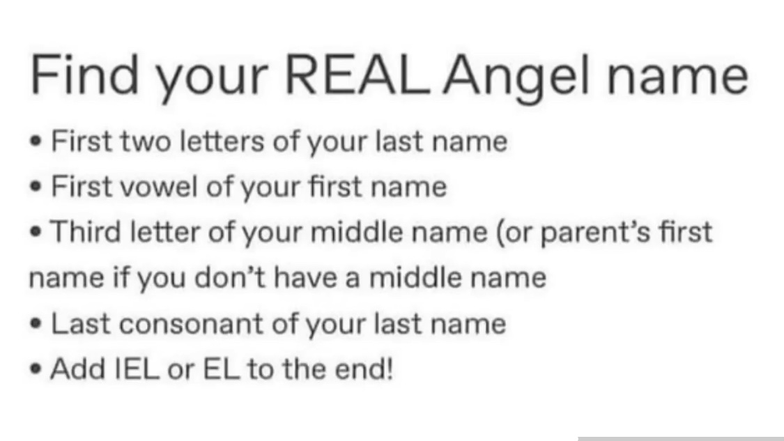 JackRook2000's tweet photo. Now, I’ll leave mine in the hopes that someone tries to hopelessly figure out my name: Wialliel (Wialyiel if Y is a consonant after an E) https://t.co/F5D5Jq4lUH
