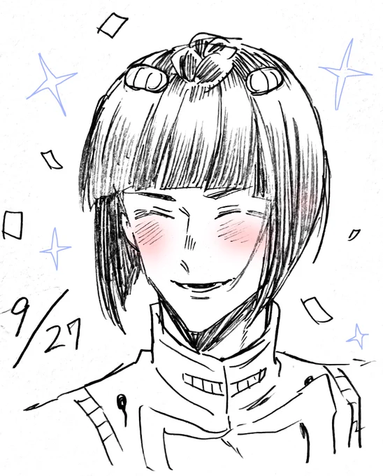 こんなのしか描けないが、誕生日おめでとうブチャラティ!! 