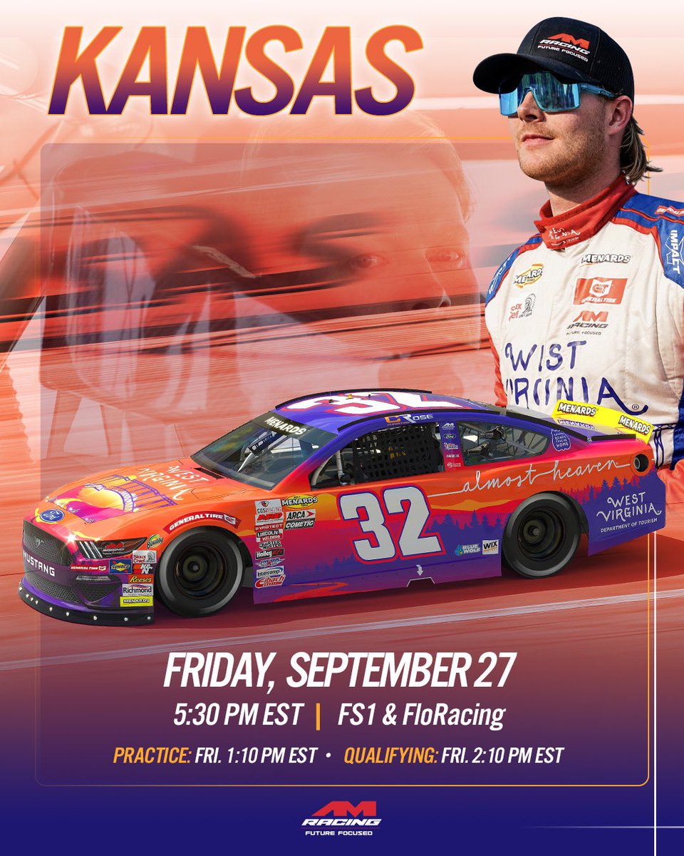 Ryan Huff Racing The @ARCA_Racing Series is back @kansasspeedway where the yellow brick ...
