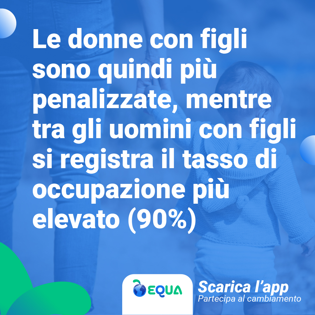 OsservaDiritti's tweet image. 🚺In Italia le #donne sono discriminate sul #lavoro: guadagnano meno, si occupano di casa e figli e spesso sono costrette al part time
🔎Per questo con #EQUA diamo importanza a questi aspetti quando valutiamo le aziende
➡ Per saperne di più scarica Equa: equapp.it