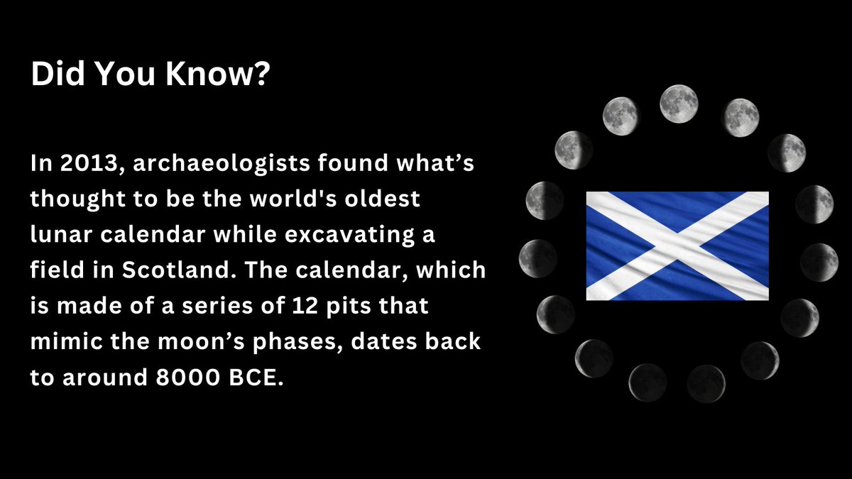 Did you know? The Scots invented the first lunar calendar!

Time flies when you're having fun under the Scottish moon. 

#ScottishIngenuity #LunarLegacy #FunFactFriday