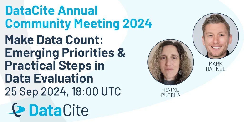 Now available to view online:

Iratxe Puebla and Mark Hahnel’s session ‘Make Data Count: Emerging Priorities and Practical Steps in Data Evaluation’ part of the <a href="/DataCite/">DataCite (inactive Mar 2025)</a> Annual Community Meeting. #OpenInfrastructure #OpenScience

youtube.com/watch?v=7uqcov…