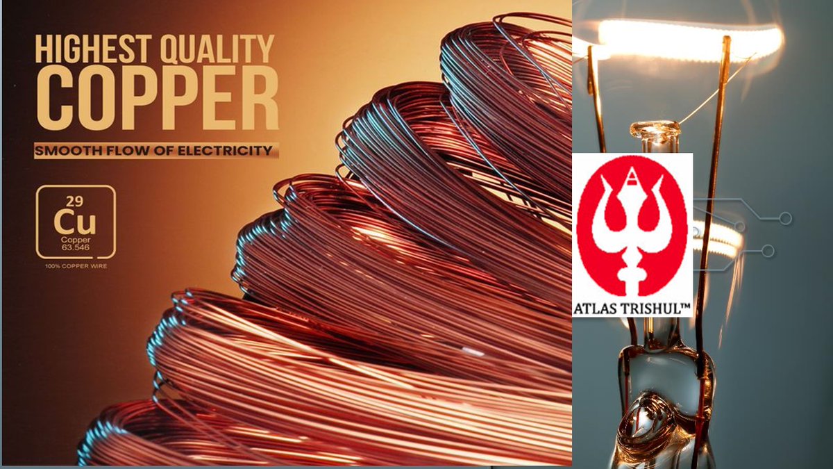 Atlas Cable Industries Utilizes Pure #Copper 99.99% in #Wires  for smooth Flow !!