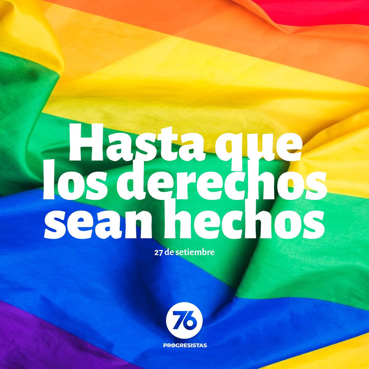 Hasta que los derechos sean hechos.
¡Nos vemos en la marcha! 🏳️‍🌈