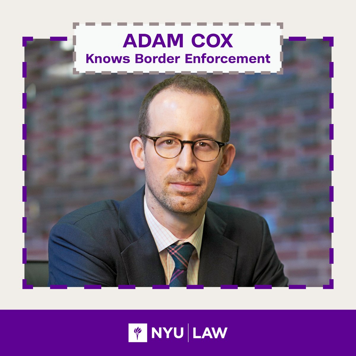 Watch a series of quick takes on one of the hottest issues in the 2024 election. Three NYU Law professors will be offering 15-minute Zoom explainers on different aspects of the Harris and Trump campaigns' immigration  proposals. First up: Prof. Adam Cox ow.ly/b6U750Tx31W