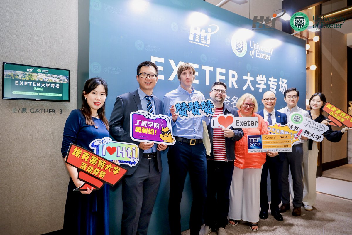chen_junning's tweet photo. Grateful for my new role as Director of Global Student Recruitment in our Faculty, supporting @EngExeter,  @UniExeCEC, @uniexecges, @ExeterGeography, and Renewable Energy to promote education programmes, enhance international reputation, and attract talented students globally. https://t.co/Mxb0U7U7dF