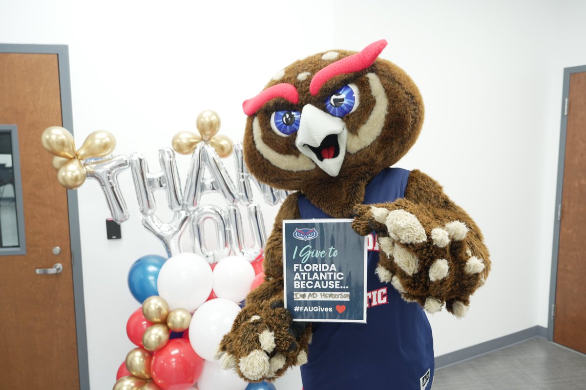 The numbers are in, and we are so excited to thank you for going above and beyond during the FAU Giving Day!

Thanks to our community, we raised over $200,000 to support our annual fund. In addition, our incredible faculty and staff reached 100% participation for the 2nd year🎉!