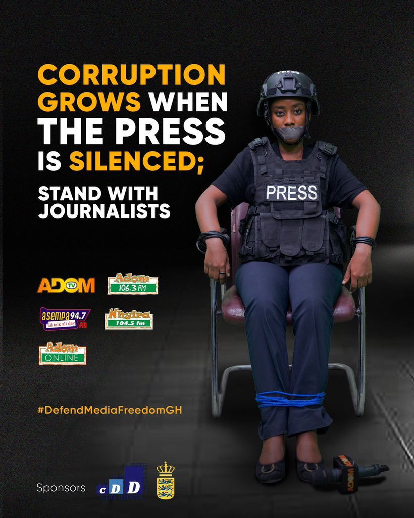 moko_billy002's tweet photo. No to media intimidation! Yes to freedom! #DefendMediaFreedomGh 🛑

@adomonline
@adom_tv
@adom1063fm
@_HypeNationGh https://t.co/nSnQUz7Kx4
