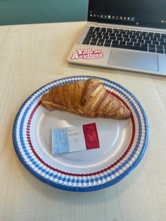CedarbankSchool's tweet photo. A big thanks to our Senior Phase French class for hosting a French breakfast as a part of our #languagesweek celebrations. Order taken in French and beautifully served! Merci! #confidentindividuals https://t.co/3mbfu75prG