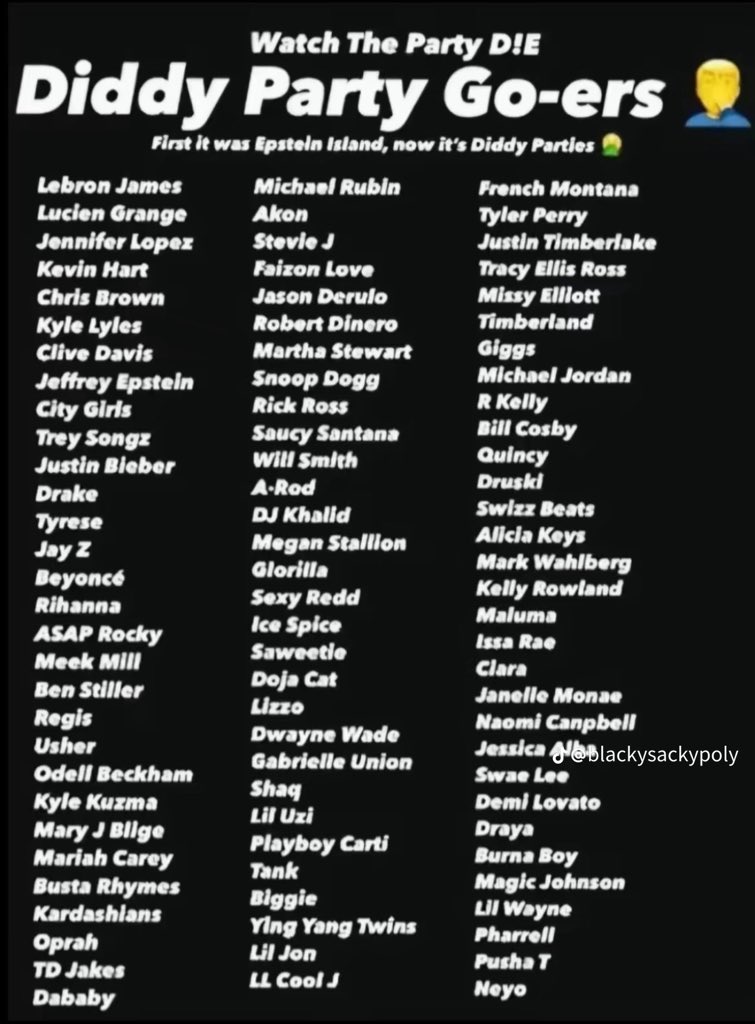 ffIaws's tweet image. This list is crazy 💀