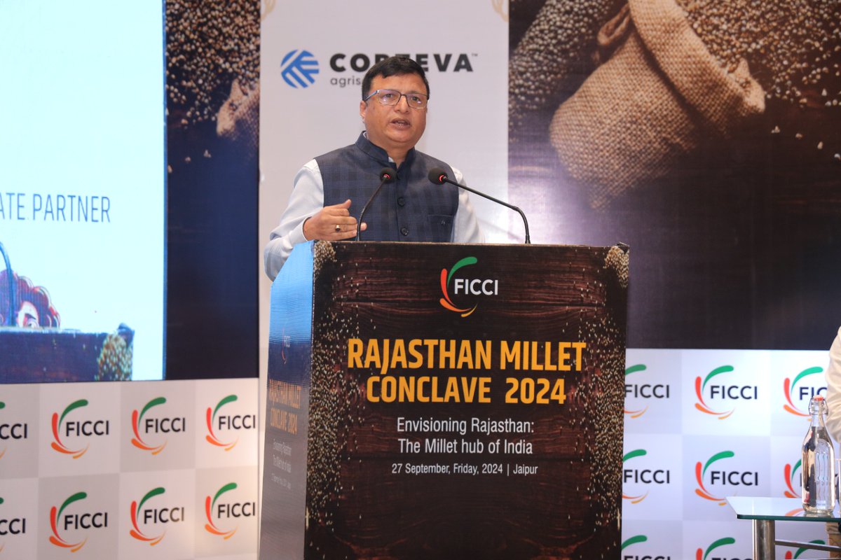 As we move beyond the International Year of Millets 2023, and the momentum of Millets as SriAnna is growing leaps and bounds, it is encouraging everyone to move towards a sustainable, climate-smart future for Agriculture and Food value chain: Mr Jitendra Joshi, Chairman, FICCI