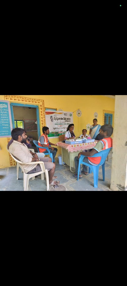 GabbetaHwc's tweet image. Safai MITHRA #HealthcheckuptoGpstaff @CHFW_NHMTG @MoHFW_INDIA @TelanganaCMO @TelanganaHealth