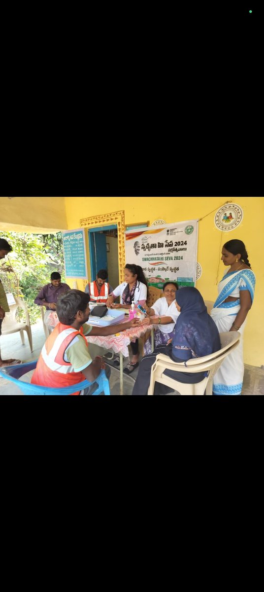 GabbetaHwc's tweet image. Safai MITHRA #HealthcheckuptoGpstaff @CHFW_NHMTG @MoHFW_INDIA @TelanganaCMO @TelanganaHealth