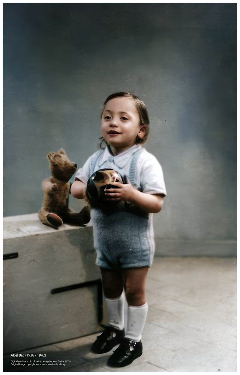 On this day in 1942, a 3 year old French boy and his mother arrived at Auschwitz where they were murdered in the gas chamber after selection. His name was Abel Bac.

Please support <a href="/AuschwitzMuseum/">Auschwitz Memorial</a> reach 2 million followers