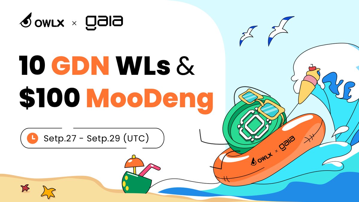 OwlX_ai's tweet photo. 🏖📷#AISummer Compaign 02: https://t.co/abn2F3kyo5 & @Gaianet_AI
💰Reward: 10 GDN #WlLs & $100 #Moodeng 🦛
🏆10 Winners
🎯Rules:
1️⃣Sign up on https://t.co/abn2F3kyo5 and ask an #AI any #Gaia -related question.
2️⃣Follow @OwlX_ai & @Gaianet_AI & RT & ❤️
3️⃣Join https://t.co/yBEqMBzYXP
4️⃣Join https://t.co/dMYXLAHNhU
5️⃣Join https://t.co/LLl1pEWWlf and say "Hi, I’m from the https://t.co/abn2F3kyo5 Community"
Drop your #SOL address below and screenshots to prove it!
⏰ Setp.27 - Sept.29
🤩Don’t miss out
#SOL #MEME #Bitcoin #Ethereum