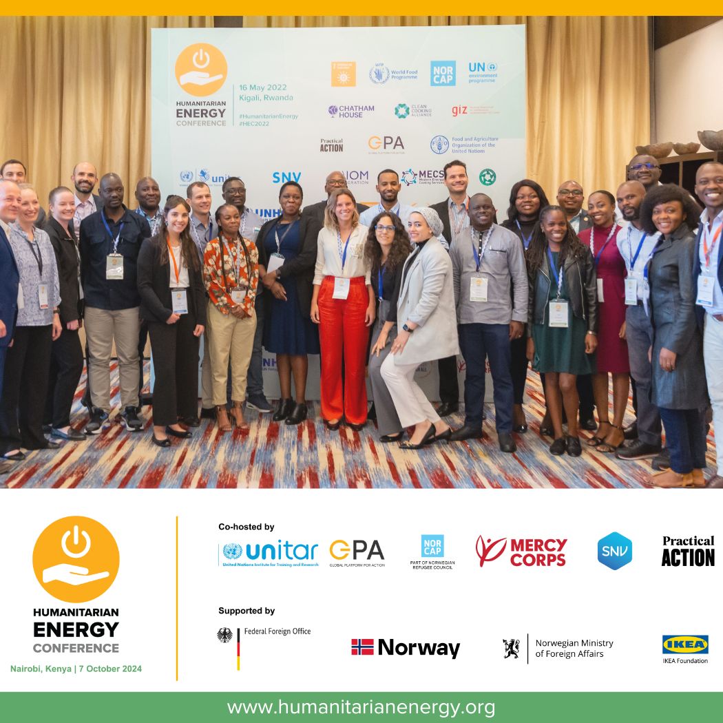 EmmanuelEkakoro's tweet image. I'm excited to join the Humanitarian Energy Conference 2024 in Nairobi on Oct 7! Looking forward to discussing SDG7 &amp;amp; energy access in displacement settings. #HEC2024 #HumanitarianEnergy #SDG7 #EnergyAccess @EnergyGPA