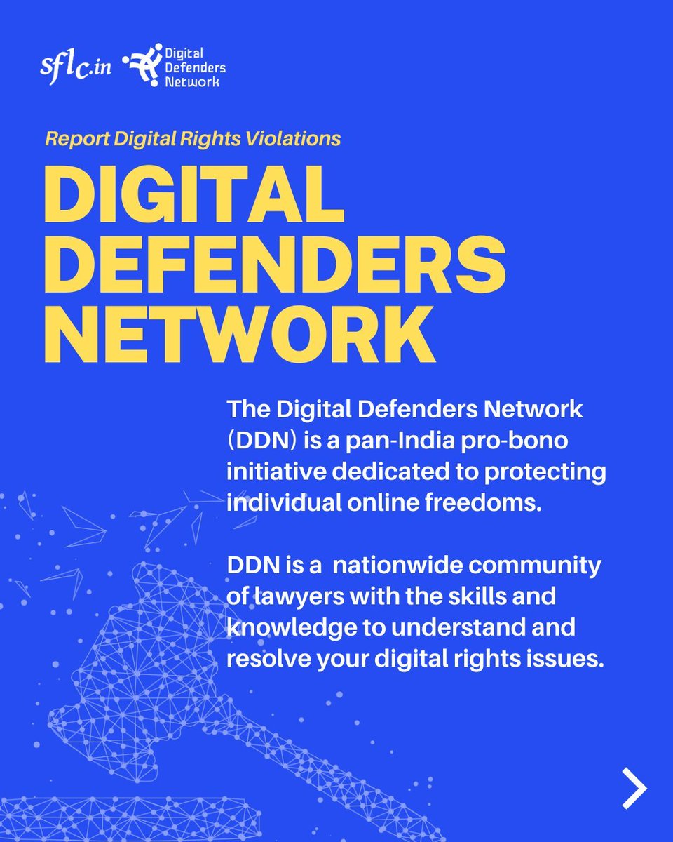 SFLCin's tweet photo. #ApplyNow #DigitalDefendersNetwork
Digital Defenders Network is back!
If you are passionate about safeguarding digital rights and digital freedom, this is your chance. Be a part of the Digital Defenders Network!
Apply Now: https://t.co/5TrjpqBYSl
Deadline: October 6th, 2024
1/2
#fundamentalrights #dataprivacy #cybercrime #digitalsecurtiy #dataprotection