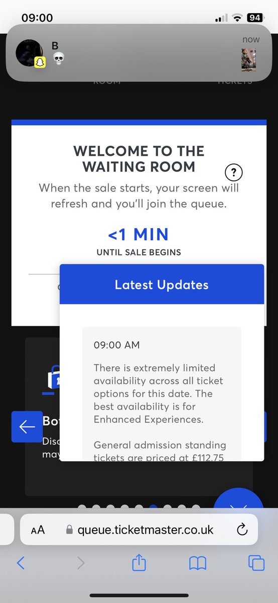 KerryMain4's tweet photo. Seriously…why even have a general sale? Presale was bad enough. Tickets pretty much gone before we even leave the waiting room @coldplay @TicketmasterUK 🤬 #coldplay #ticketmaster What a joke. https://t.co/pQsm2BfOXu