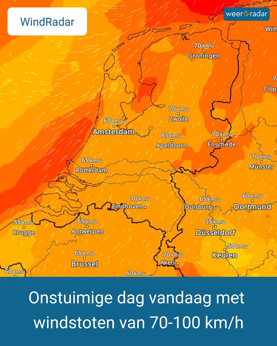 weerenradar_nl's tweet image. Een flink onstuimig dagje vandaag. Aan zee zijn er al windstoten van 90 tot 100 km/h gemeten. Hoe is het momenteel bij jullie?👇 Blijf op de hoogte 👇
De actuele WeerRadar: app.weerenradar.nl/U13Q/dpo4oj5h 
De actuele WindRadar: app.weerenradar.nl/U13Q/97k04shh 

#weerradar #windradar #weerenradar